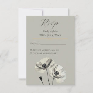 Invitación Amarilis Neutrales Elegantes Bodas Minimalistas