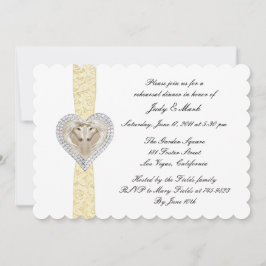 Invitación amarilla de unicornio para la cena de e