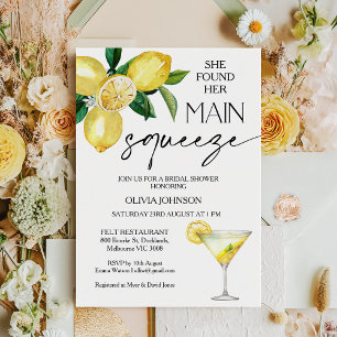 Invitación Amarillo limón encontró principal cortadora de nov