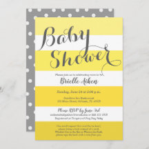 Amarillo moderno y gris rayados