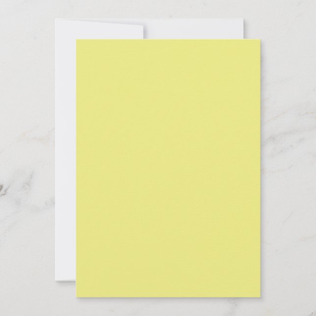 Invitación amarillo pastel (Anverso)