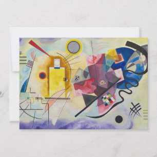 Invitación Amarillo, Rojo, Azul por Wassily Kandinsky