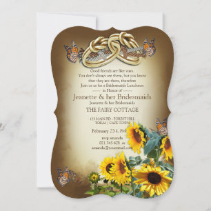 Invitación Amarrando al Fiesta de las Bridemaids del Knot