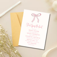 Amarrando la correa de Knot Coquette Bow Bridal Sh