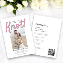 Amarró el código QR de la recepción de boda del nu