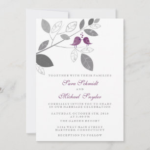Invitación Amas amorosas en un Boda de sucursal