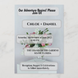 Invitación Ambient Bokeh Lights Modern Wine Glass Formal