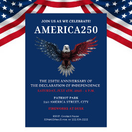 INVITACIÓN AMÉRICA250 FIESTA DEL 4 DE JULIO