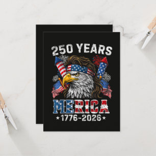 Invitación América 250 Aniversario EE. UU. 250 Años