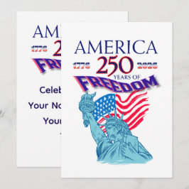 INVITACIÓN AMÉRICA 250 AÑOS DE LIBERTAD