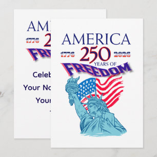 INVITACIÓN AMÉRICA 250 AÑOS DE LIBERTAD