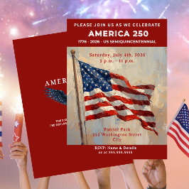 Invitación AMÉRICA 250 Fiesta del 4 de Julio