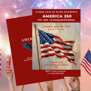Invitación AMÉRICA 250 Fiesta del 4 de Julio