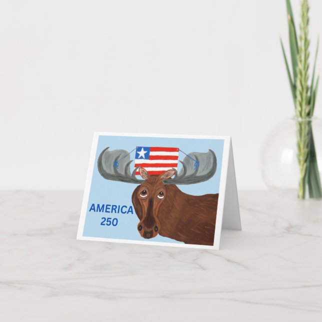 Invitación  America 250 Moose (Anverso)