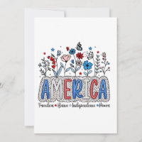 América Libertad Valiente independencia Poder 4 de