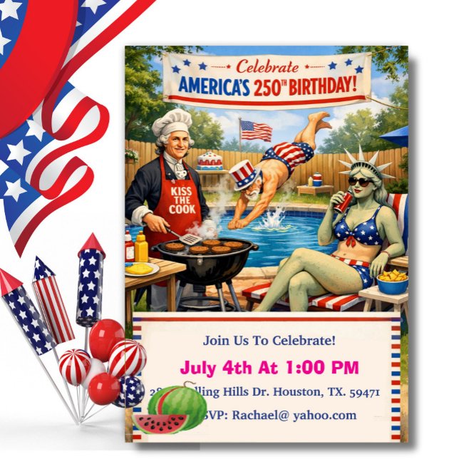 Invitación America’s 250th BBQ (Subido por el creador)