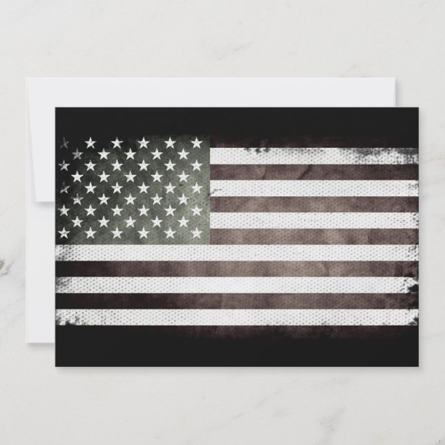 Invitación American Flag (Anverso)