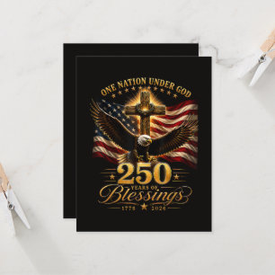 Invitación Americano 250 Aniversario Patriótico USA 4 de Juli