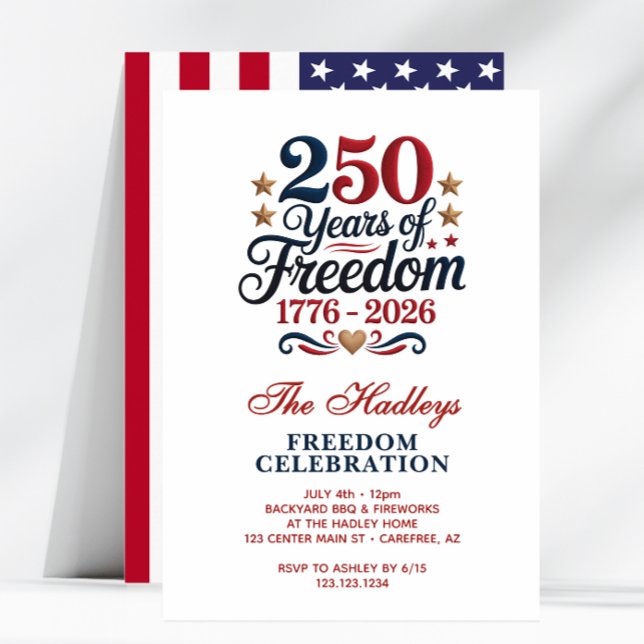 Invitación America's 250 Year Anniversary Family (Subido por el creador)
