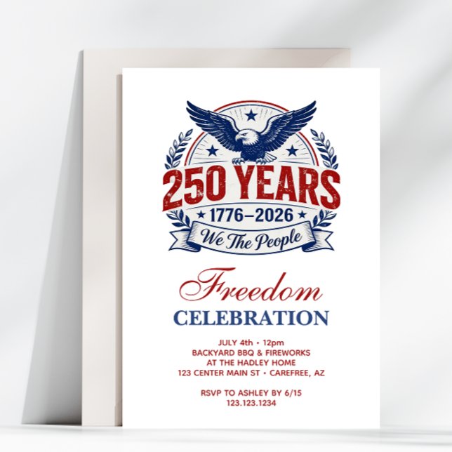 Invitación America's 250th Anniversary Event (Subido por el creador)