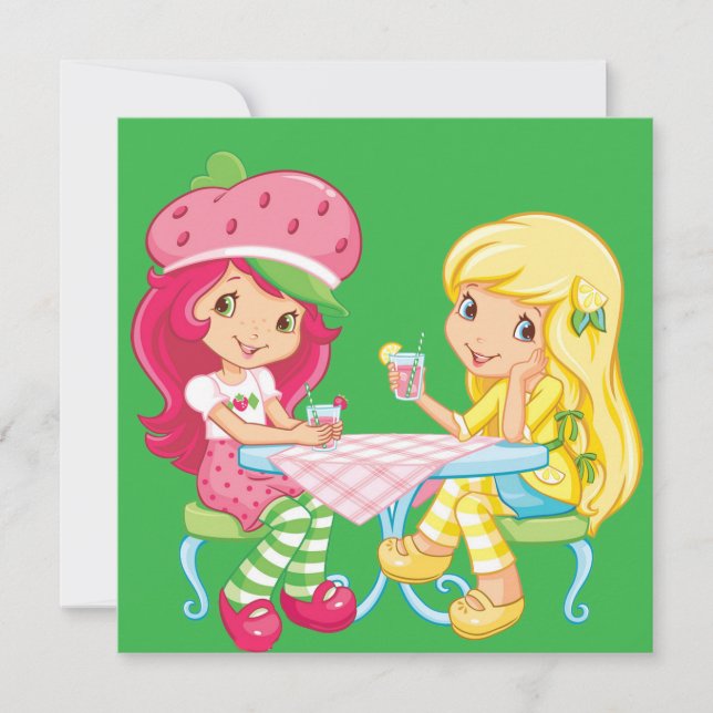Invitación “Amigas de Fresa y Limonada” (Anverso)