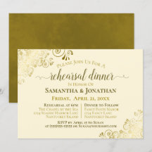 Amigo del oro Ensayo y cena de Boda de crema de ma