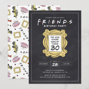Invitación AMIGOS™   Cartel 30º cumpleaños