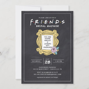 Invitación Amigos™ El que tiene la ducha de novia en el table