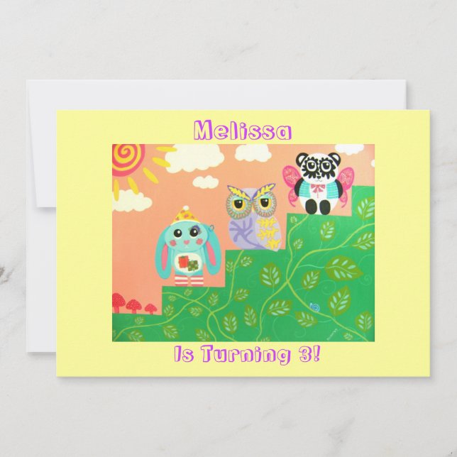 Invitación Amigos en cada paso de la manera (Anverso)