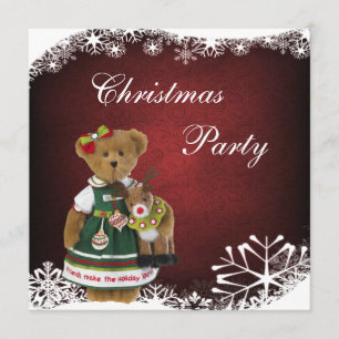 Invitación Amigos hacen que los Navidades de la fiesta tengan