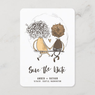 Invitación Amigos Minimalistas Guardar la fecha