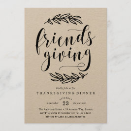 Invitación Amigos rusos invitando a cenar