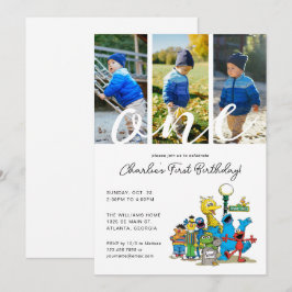 Invitación Amigos vintage de la calle Sesame | Foto de 1er cu