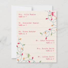 Invitación Amismas Navidades de Bunch Jolly Colocar Cartas