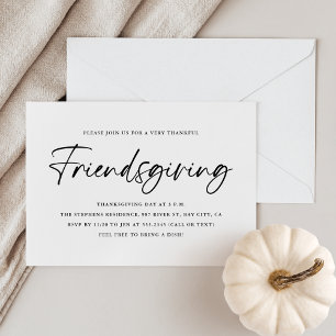 Invitación Amistad minimalista