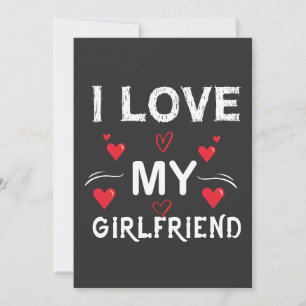 Invitación Amo A Mi Novia-Día de San Valentín-Romántica-Funda
