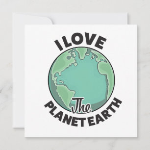 Invitación Amo El Planeta Tierra