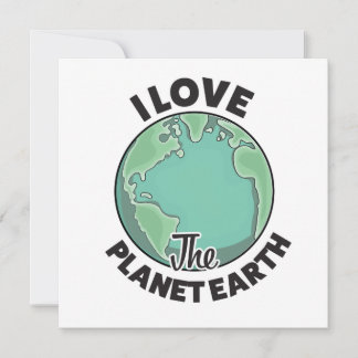 Invitación Amo El Planeta Tierra