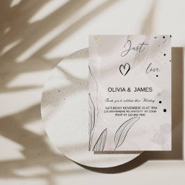 Invitación Amo Elegante Boda