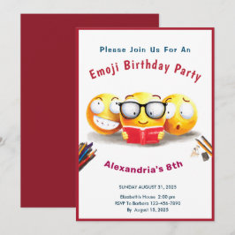 Invitación Amo Leer Libros Lector