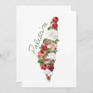 Invitación Amo Palestina Mi Mapa Palestino
