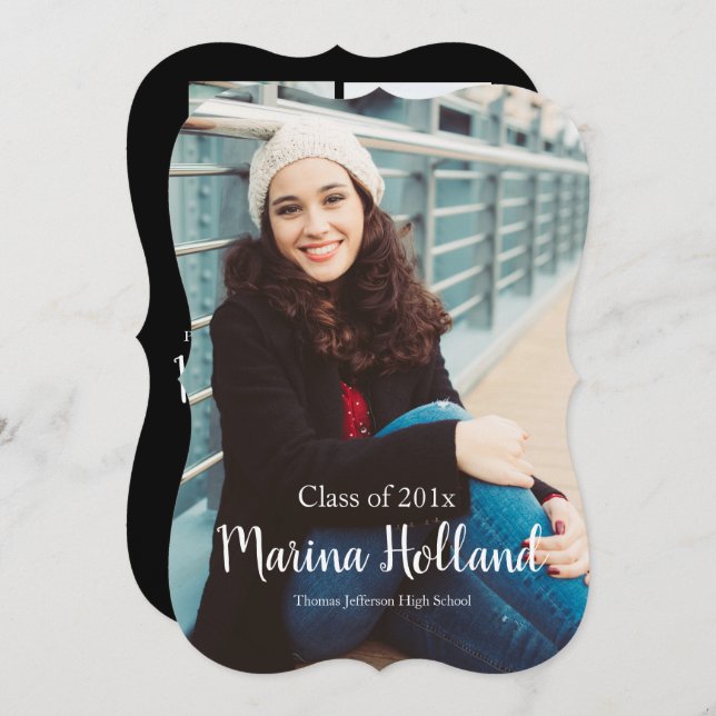 Invitación Amor a la graduación (Anverso / Reverso)