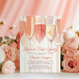 Invitación Amor a Primera Copa Bridal Shower