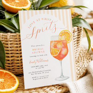 Invitación Amor a Primera Spritz Despedida de Soltera