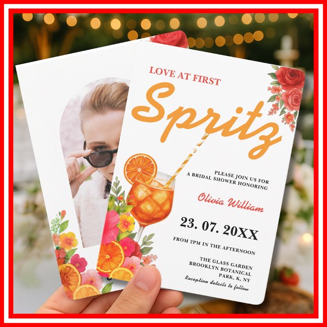 Invitación Amor a Primera Spritz | Foto de Despedida de Solte (Subido por el creador)