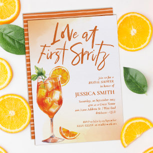 Invitación Amor Al Primer Spritz Bridal Shower