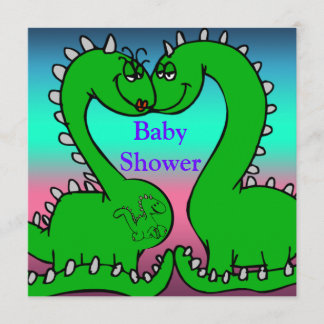 Invitación Amor Baby Shower de Dino