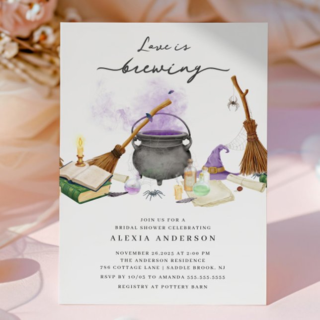 Invitación Amor Breaking Octubre Bridal Shower (Subido por el creador)