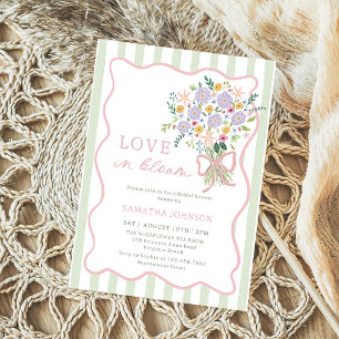 Invitación Amor Caprichoso en Flor - Fiesta de Despedida de S