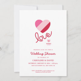 Invitación Amor, Corazones, Ducha de Parejas, Ducha de Bodas